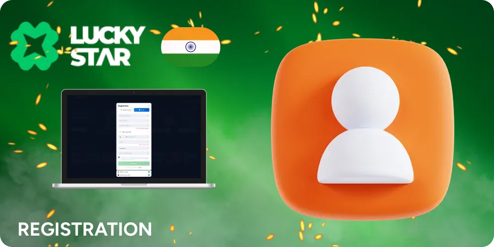 How to register at Lucky Star