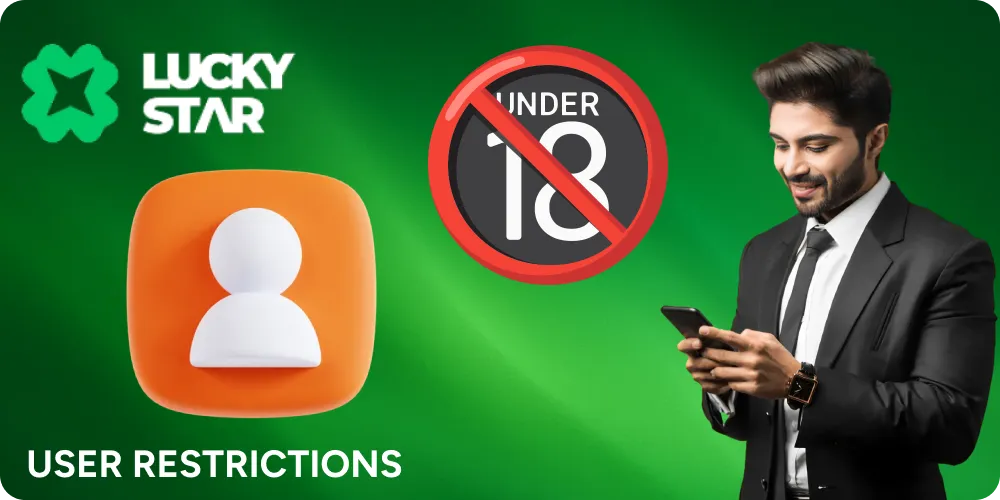 Before start your journey - you must know all users restriction at Lucky Star.